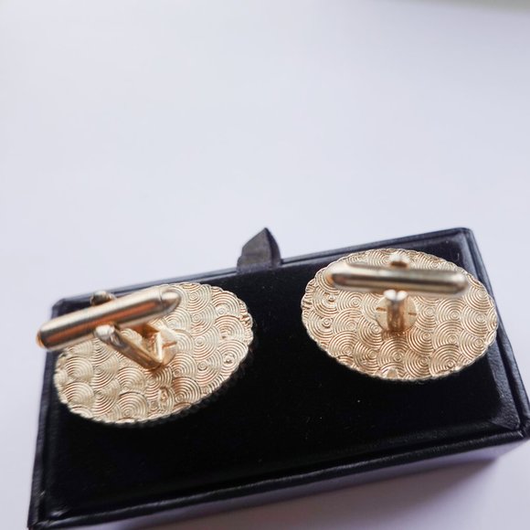 Psychedelic Mod Cufflinks - Picture 2 of 2
